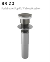 Pop-Up Drain w/out Overflow-Luxe Steel RP81627SL