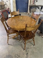 Dining table and chairs