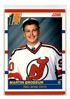 1990 Score MArtin Brodeur Rookie Card #439