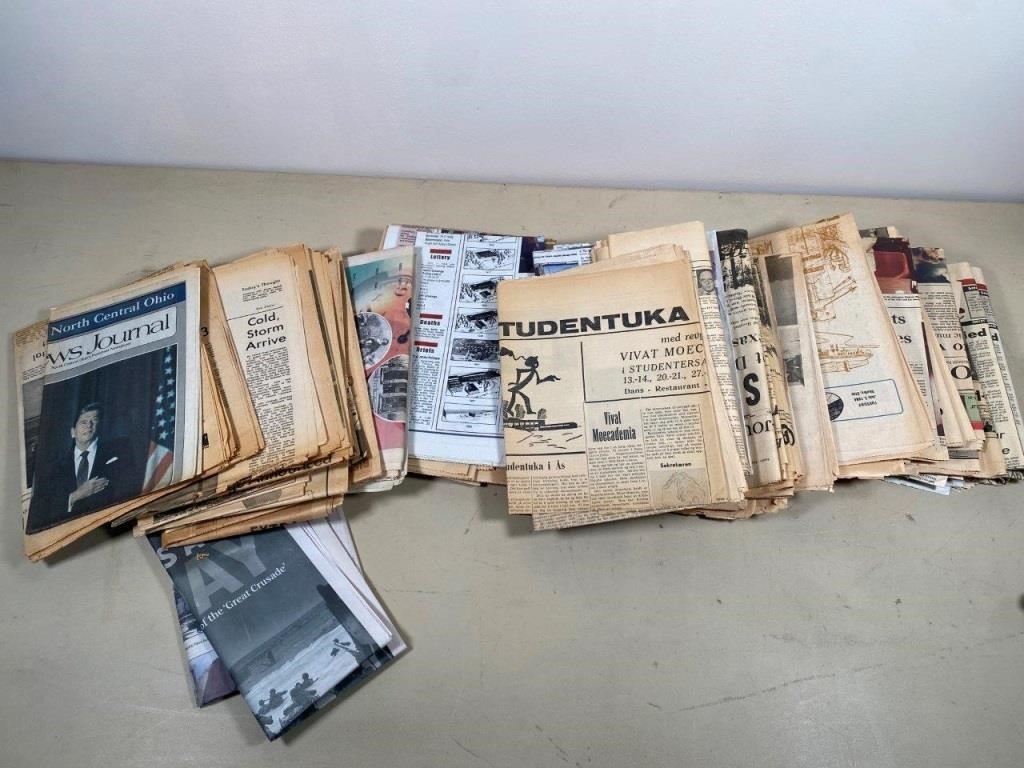 vintage newspapers