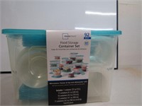 New Food Storage Containers 92 Pcs.