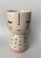 Audrey Polka Dot Dress Planter New