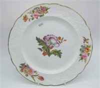 Spode handpainted floral plate