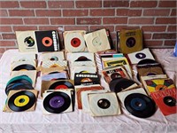 Large Collection of 45s Records