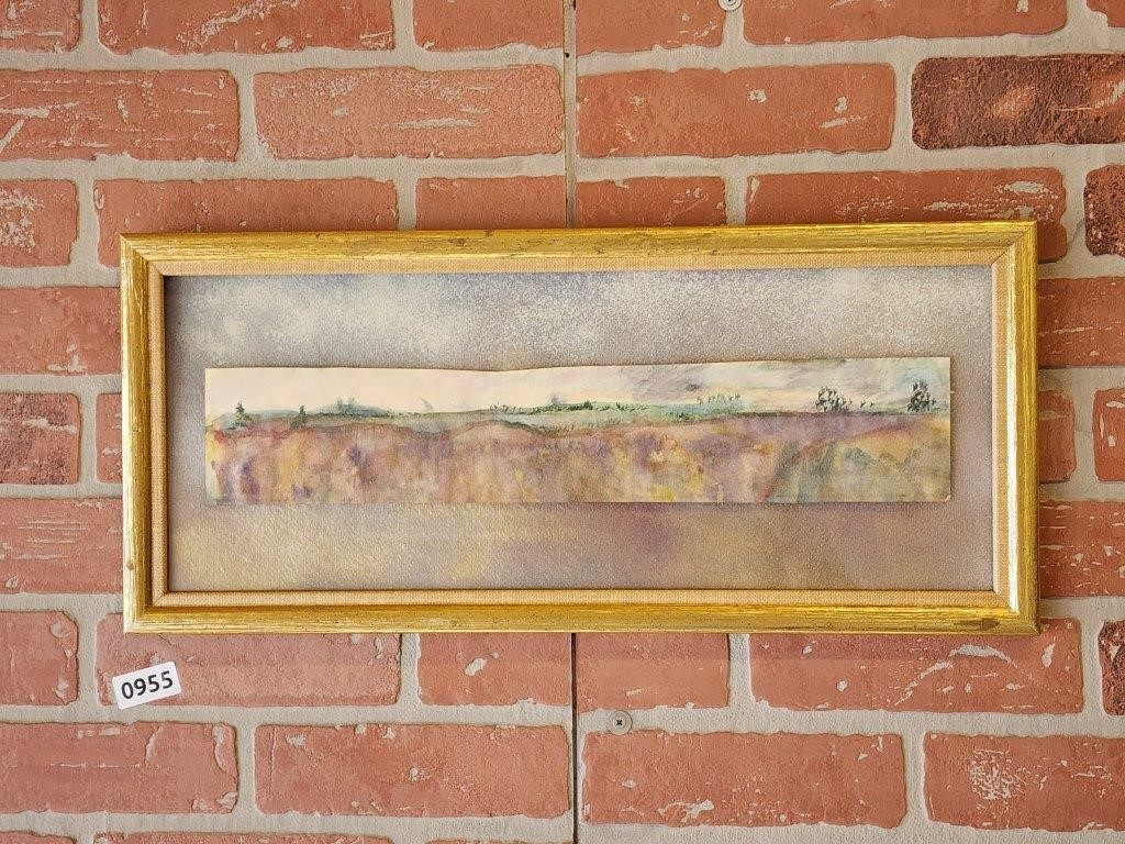 Framed Painting 10x22