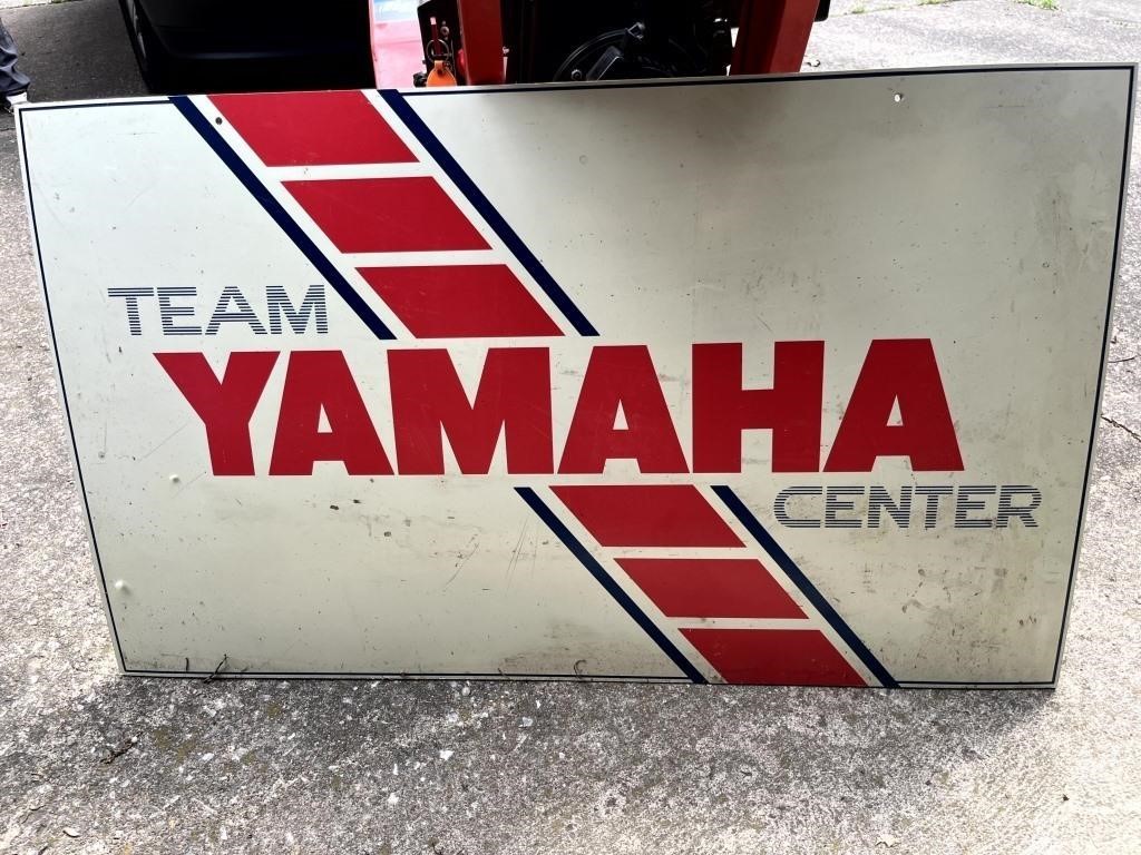Team Yamaha 2-Sided Sign