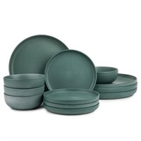 C925  Thyme  Table Dinnerware Set Caspian Green