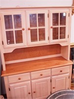Contemporary hutch by Canadel, a two-piece