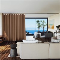 Room Dividers Now Curtain  8ft x 15ft (Mocha)
