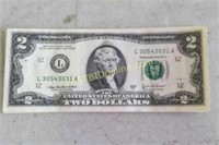 10 Consecutive Serial Numbered $2 Bills