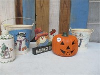 Pumpkin Decor, Pails & More