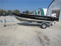 2015 LUND 1400 FURY TILLER BOAT