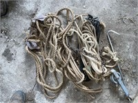 Block and tackle, miscellaneous rope