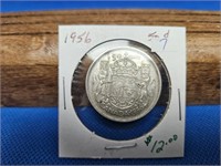 1956 50 CENT COIN SILVER