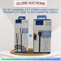 SET OF 2 (AUDIO CABLE+HDMI TO DVI-D MONITOR CABLE)