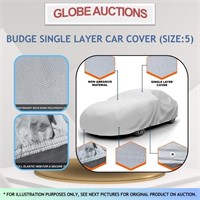 BUDGE SINGLE LAYER CAR COVER (SIZE:5)