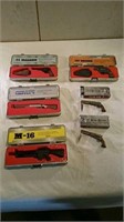 Miniature guns by galoob and two Ridge Runner