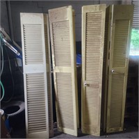Wooden shutters and Bi-Fold Doors