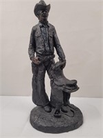 Montfort Co. cowboy ceramic statue- Bronco Buster