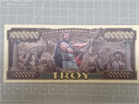 Troy banknote