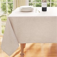 P521  decorUhome Linen Tablecloth 60x84 Beige