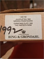 Bing & Grondahl Collectible plates w/ boxes