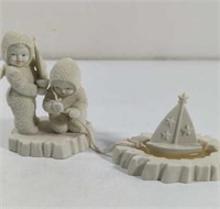 1999 Department 56 Snow babies Sailing The Seas