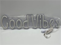 Good Vibes Neon LED Sign - Blue