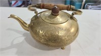 Small Brass Eched Tea Pot-Made in India