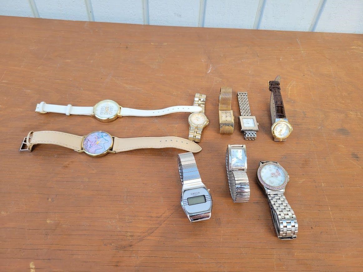 (9) Assorted Watches