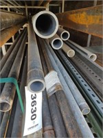 Plastic pipe various sizes & 2-in angle iron