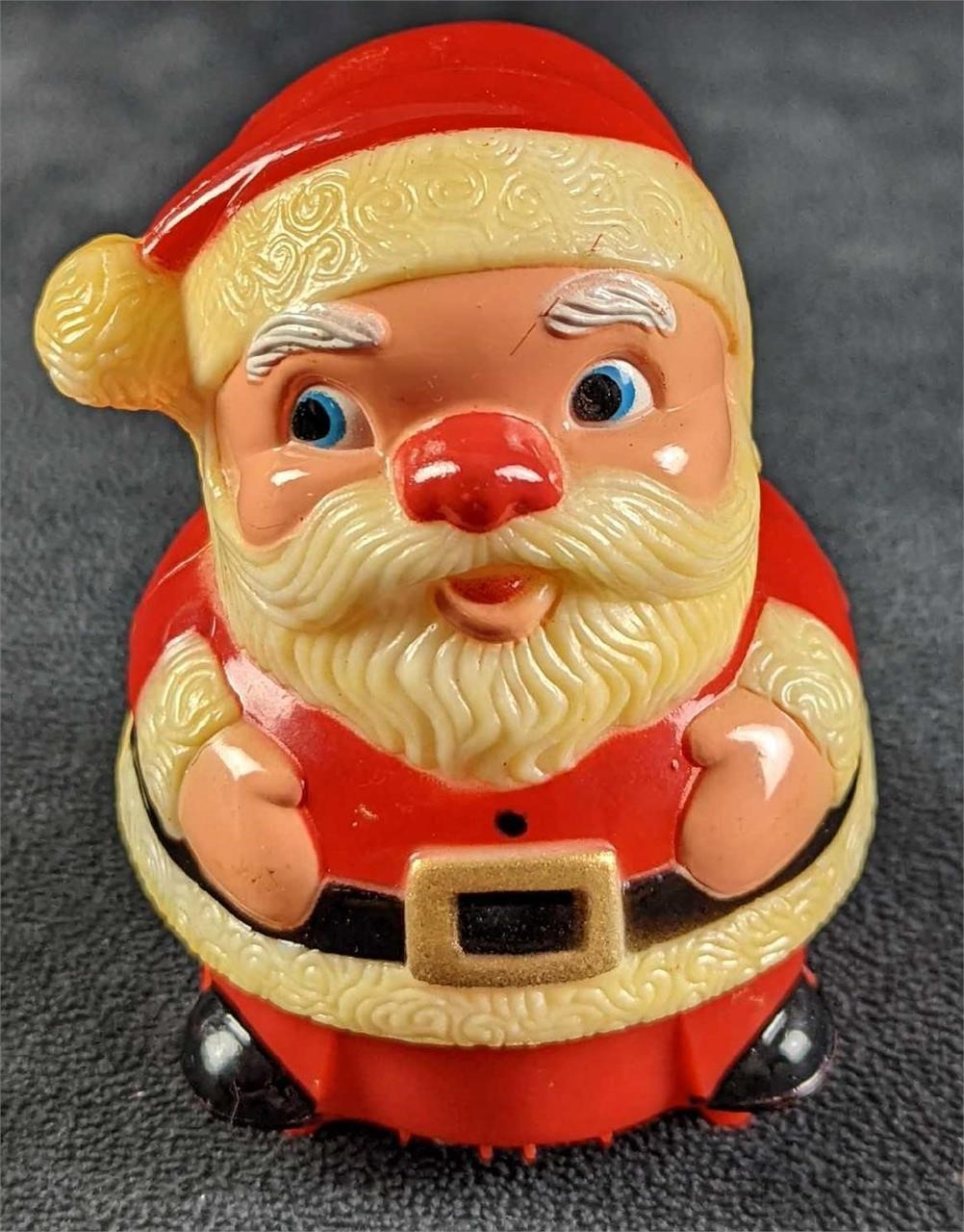 Vintage Fun World Plastic "Laughing" Santa