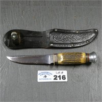 Puma, Solingen Stag Handle Fixed Blade Knife