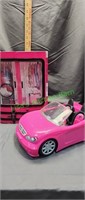 Barbie car and closet