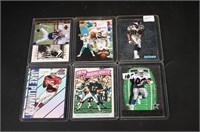 NFL 6 CARD LOT - MISC. ASSORTED