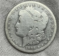 1889-O Morgan Silver Dollar G