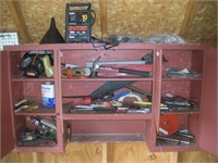 Tools - contents of cabinets
