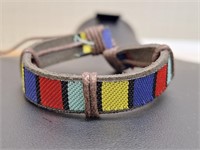 Leather bracelet