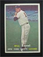 1957 TOPPS #86 BILL SARNI NEW YORK GIANTS