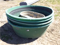 6' Diameter Poly Water Troughs