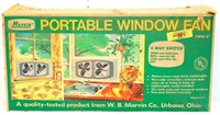 Vintage Marvin portable window fan in org box