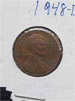 Higher Grade 1948-D Wheat Penny