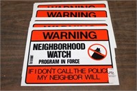 NEIGHBORHOOD WATCH SIGNS