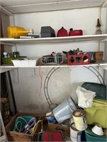 CONTENTS OF GARAGE WALL
