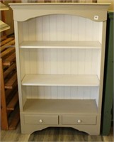 (2) country style shelf units - (1) with