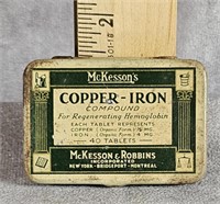 MC KESSON'S COPPER - IRON COMPOUND TIN