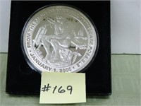 Highland Mint 6oz .999 silver Round, Ser# 3816