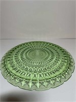 Large green platter *small chip*