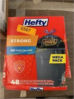 48ct Hefty Strong Trash Can Liners