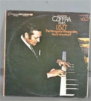 Cziffra plays Liszt : Hungarian Rhapsodies  LP